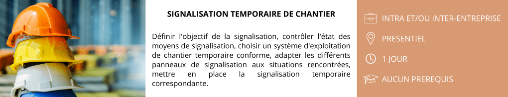 Bannière Piperack Formation Signalisation Temporaire de Chantier