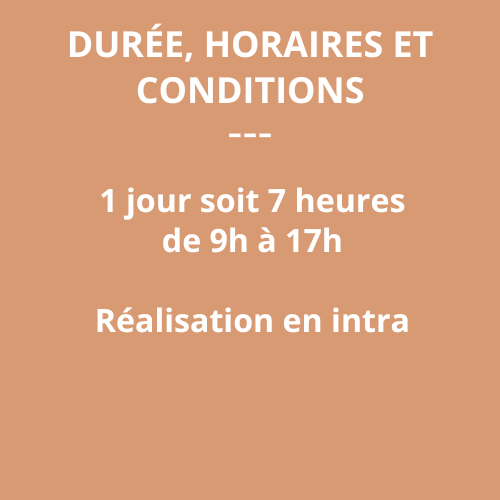 Durée, Horaire et Conditions MOA-MOE : Audit de mise en conformité règlementaire DT-DICT