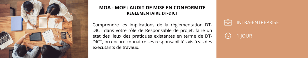 Bannière Piperack MOA-MOE : Audit de mise en conformité règlementaire DT-DICT