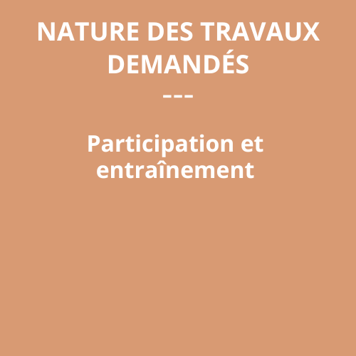 Nature des Travaux Demandés Formation TravauxSécuRéso