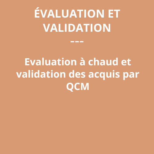Evaluation et Validation Formation TravauxSécuRéso