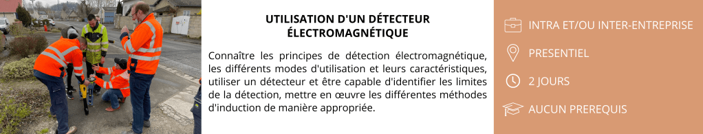 Bannière Piperack Formation Utilisation d’un détecteur électromagnétique